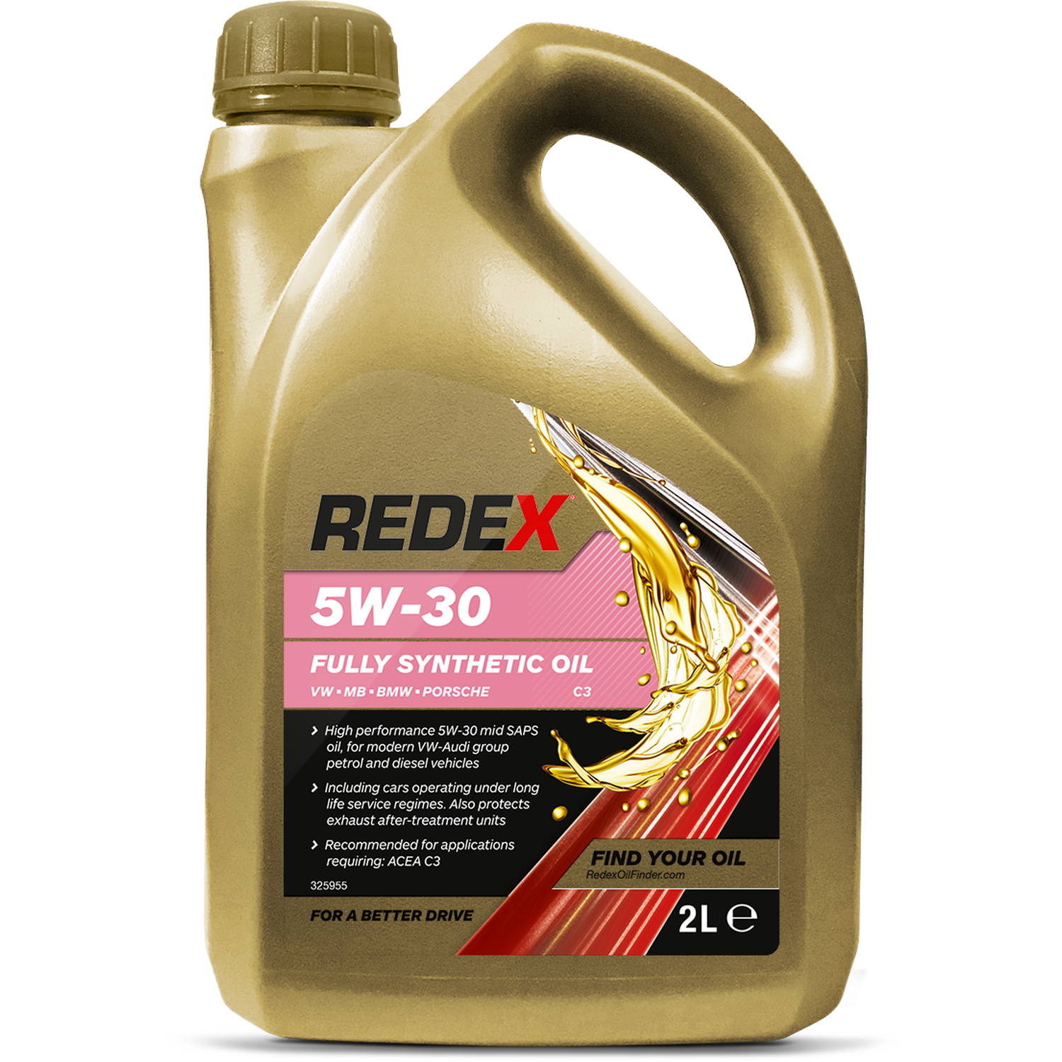 Redex 5W30 Fully Synthetic Oil For Vw Bmw Mb P