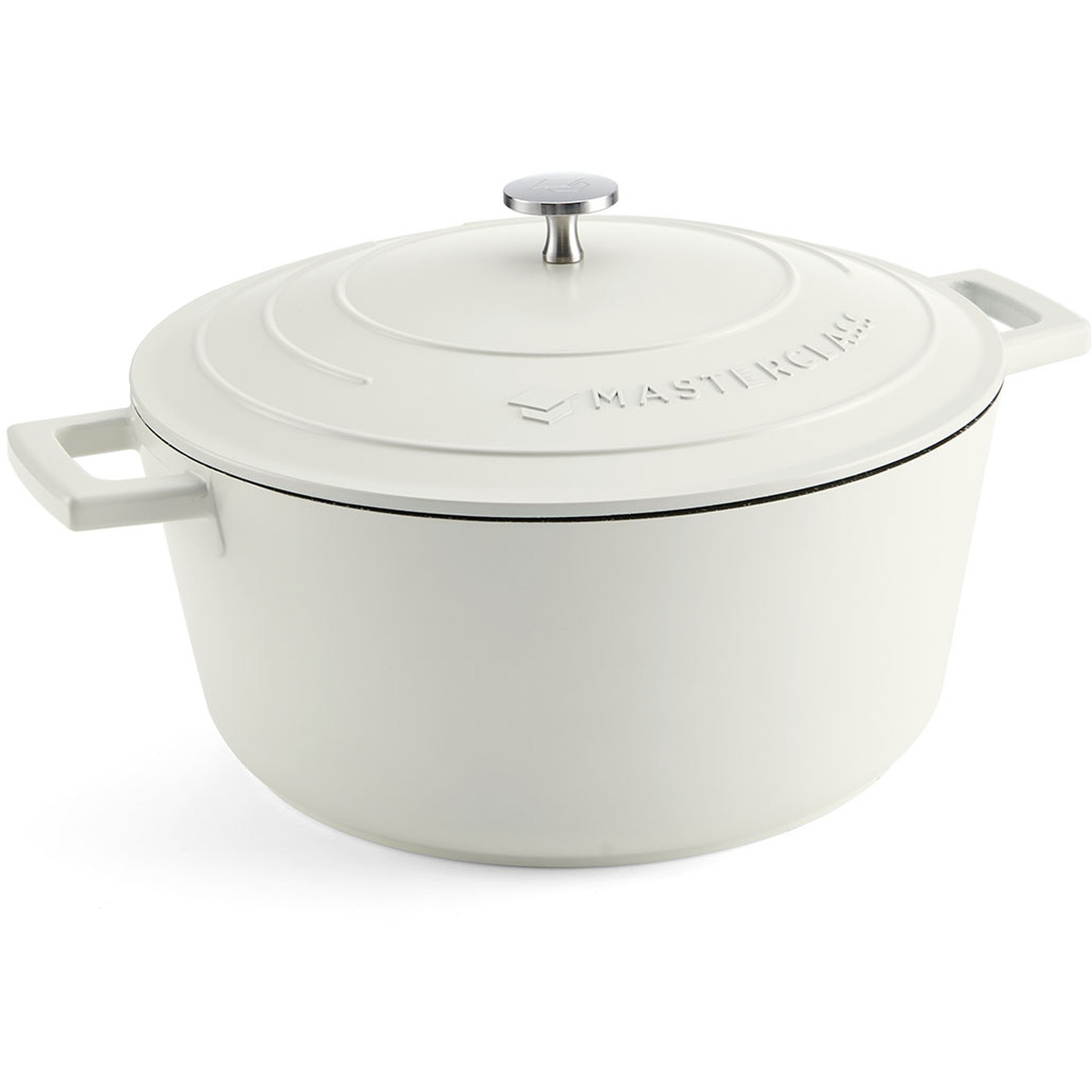 Image of MasterClass Cream Cast Aluminium Casserole Dish,&hellip;