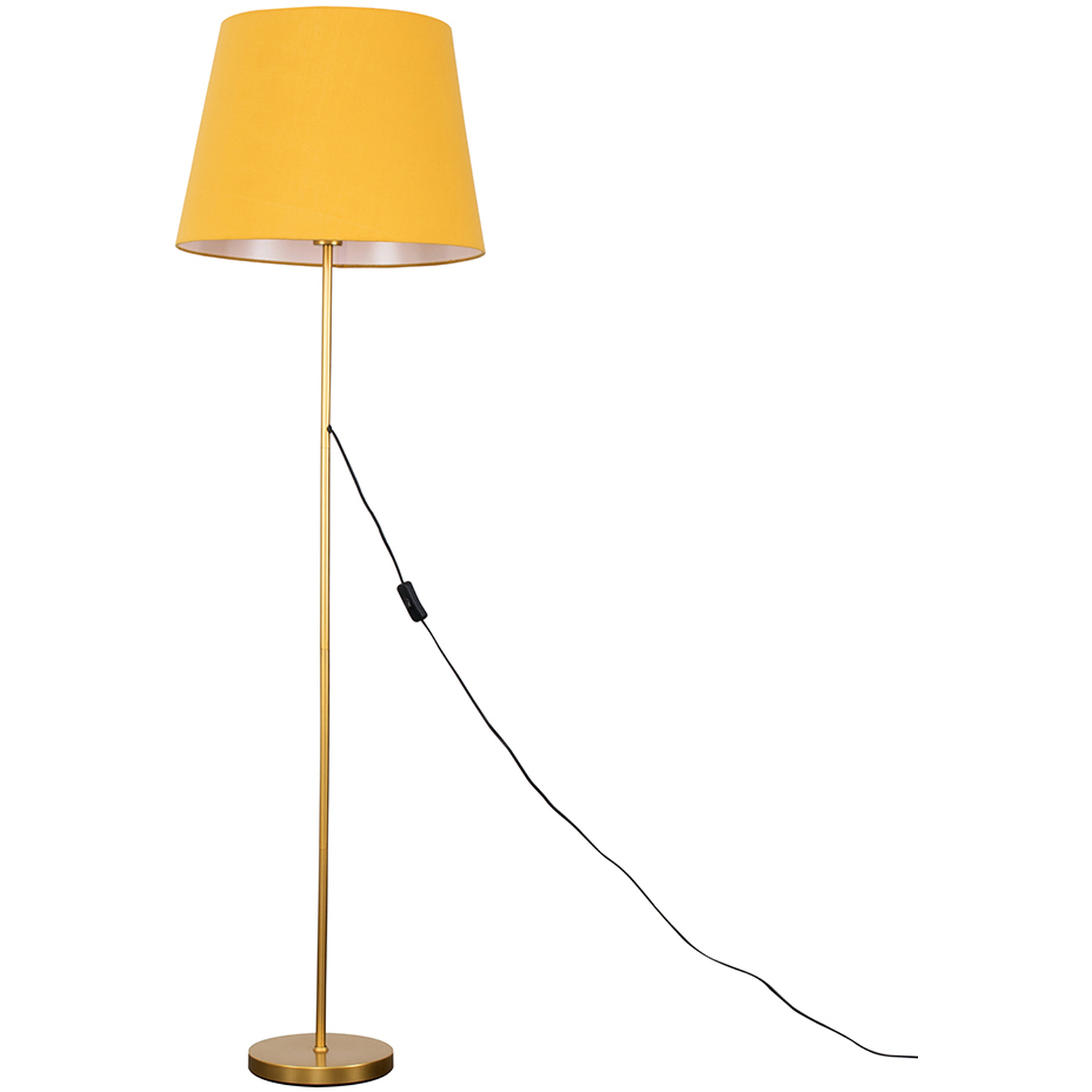Image of Charlie Gold Floor Lamp XL Yellow&hellip;