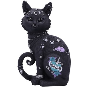 Nine Lives Cat Figurine