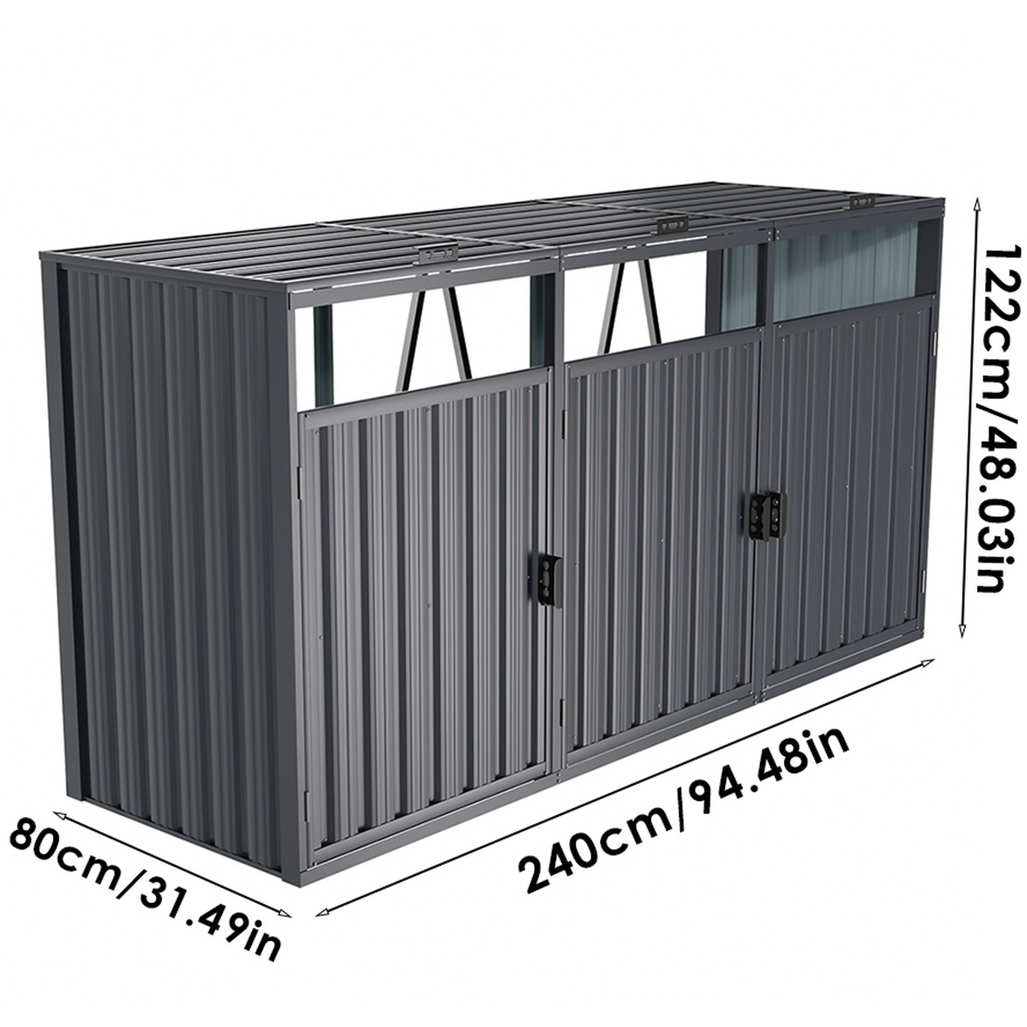 Outdoor Dustbin Storage