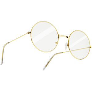 Round Retro Golden Glasses