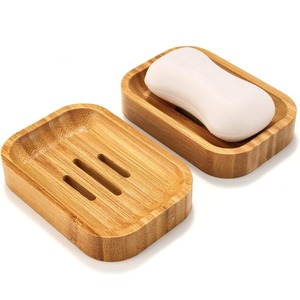 Pack of 2 Bamboo Soap Holder