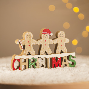Christmas Wooden Gingerbread Sign