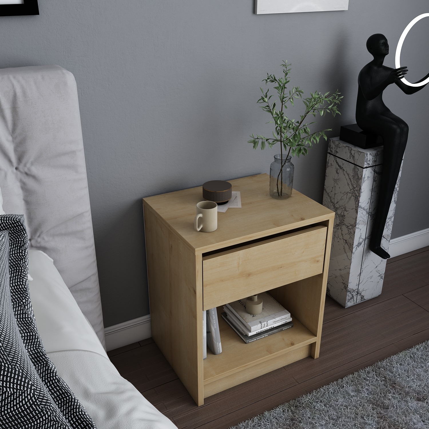 Sheridan Nightstand - Oak