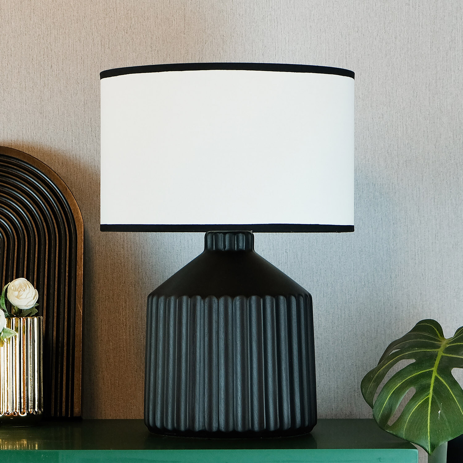 Image of Jemima Table Lamp - Black