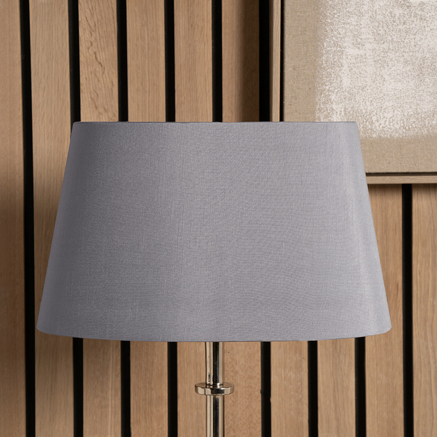 Image of 30cm Oval Polysilk Tapered Table Lamp&hellip;