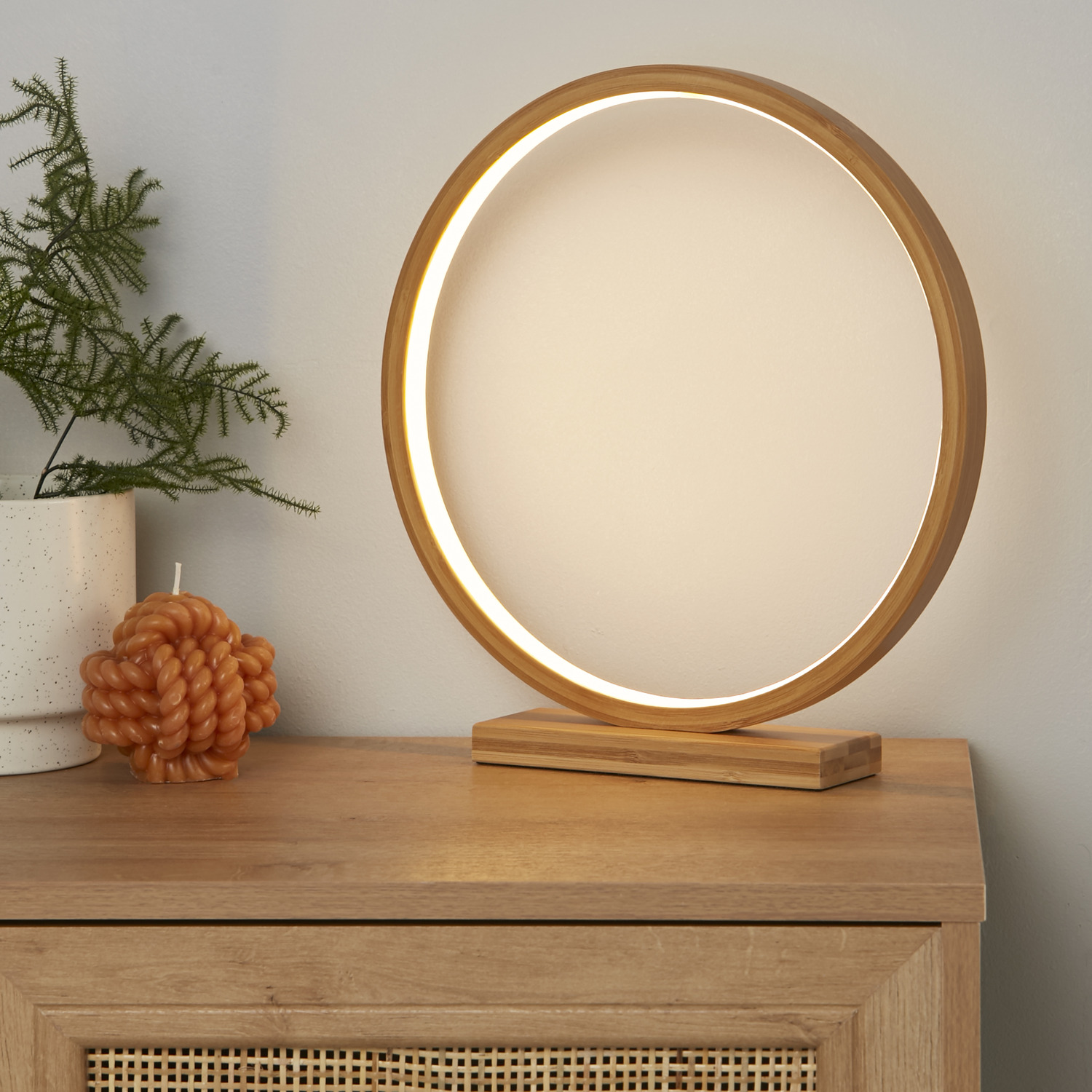 Malibu Led Table Light - Brown