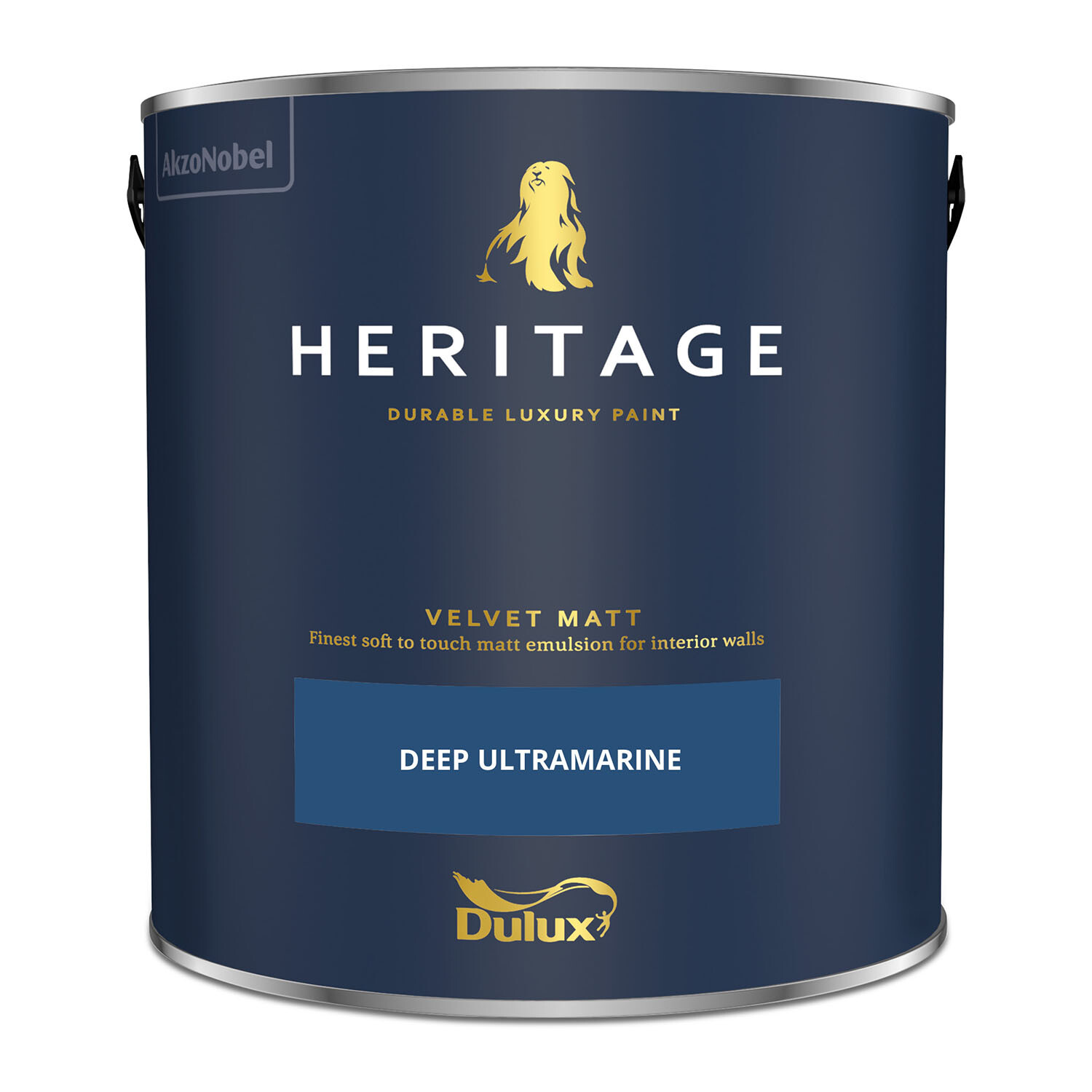 Dulux Heritage Dulux Velvet Matt Emulsion Paint - Deep Ultramarine