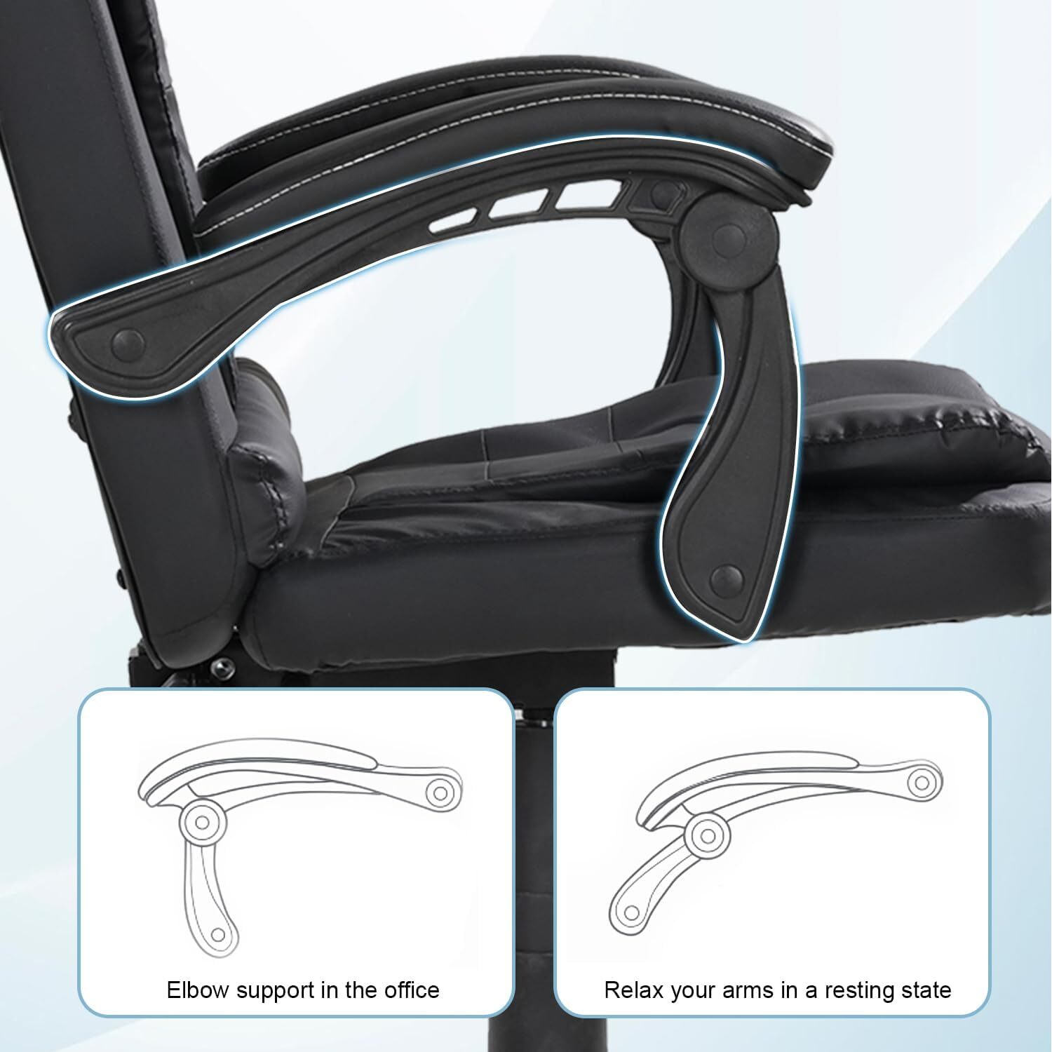 Alivio Alivio Executive Heavy Duty High Back Office Chair - Black