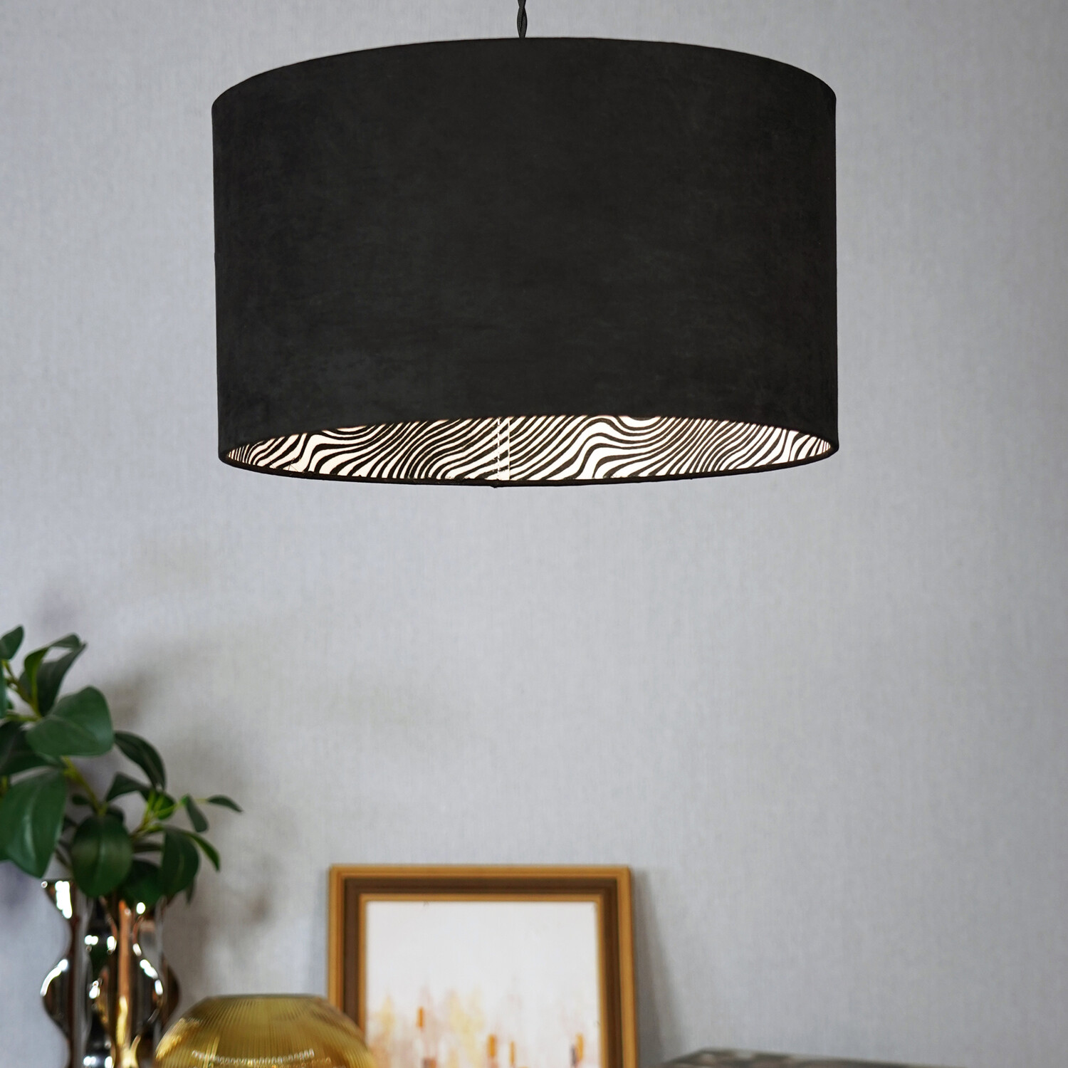 Image of Black Zebra Shade - Black and&hellip;