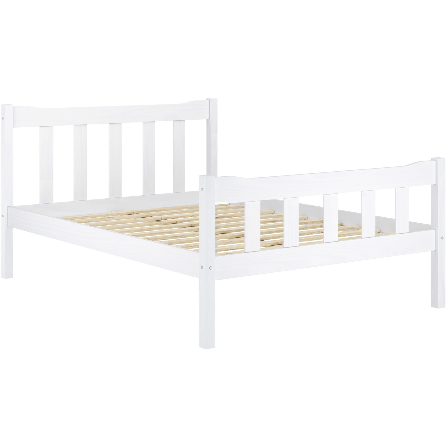 Havana Bed Frame - White Double