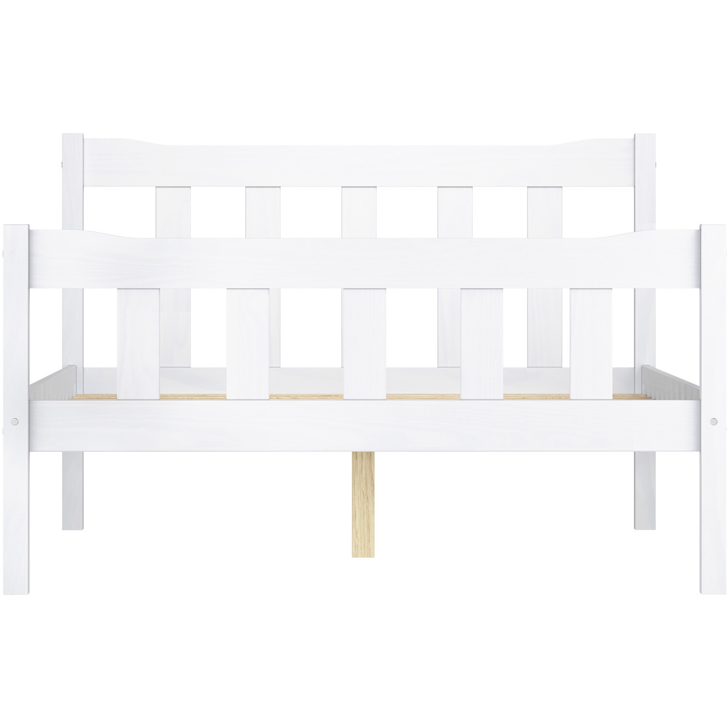 Havana Bed Frame - White Double