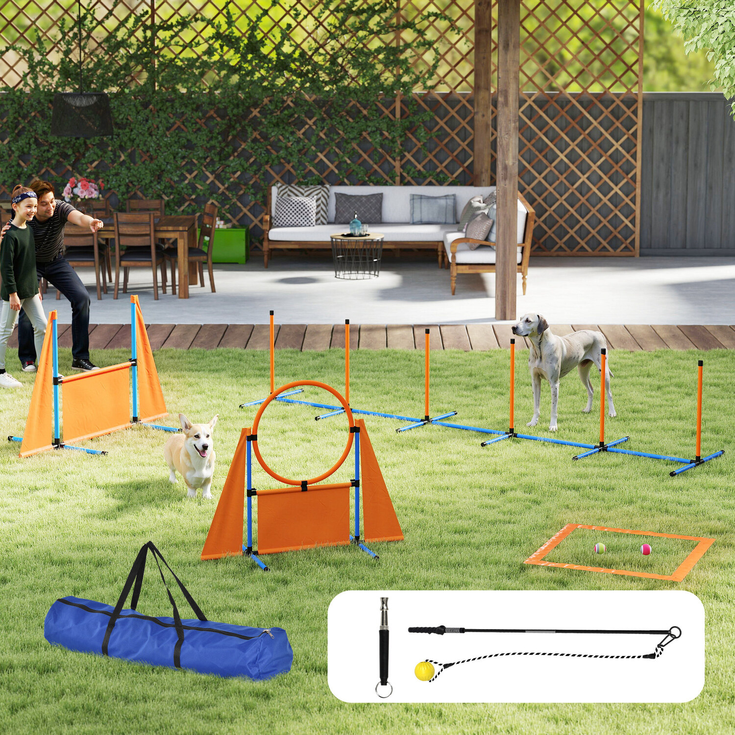 7 Piece Dog Agility Equipment