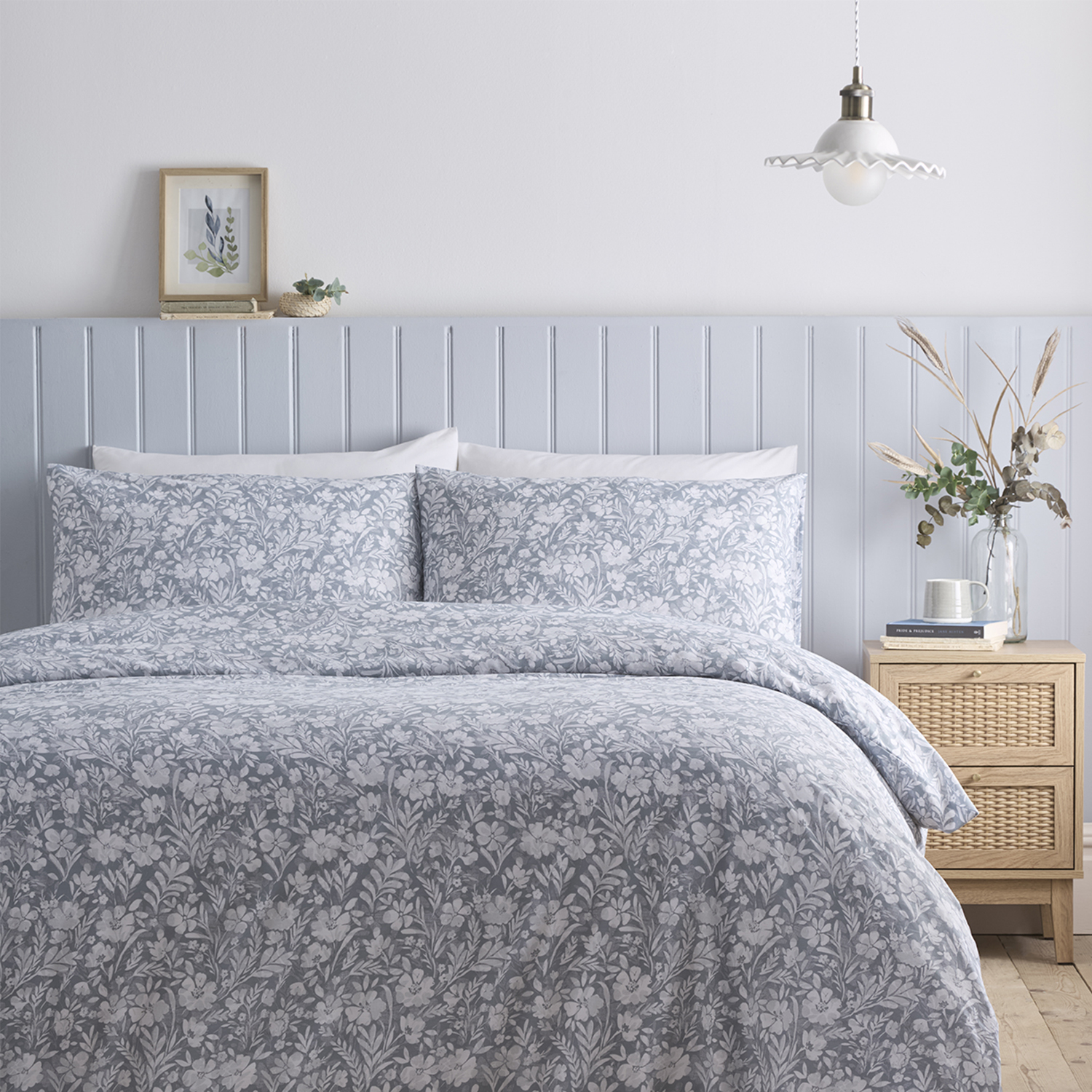 Charlotte Thomas Olivia Duvet Cover Set - Grey Superking