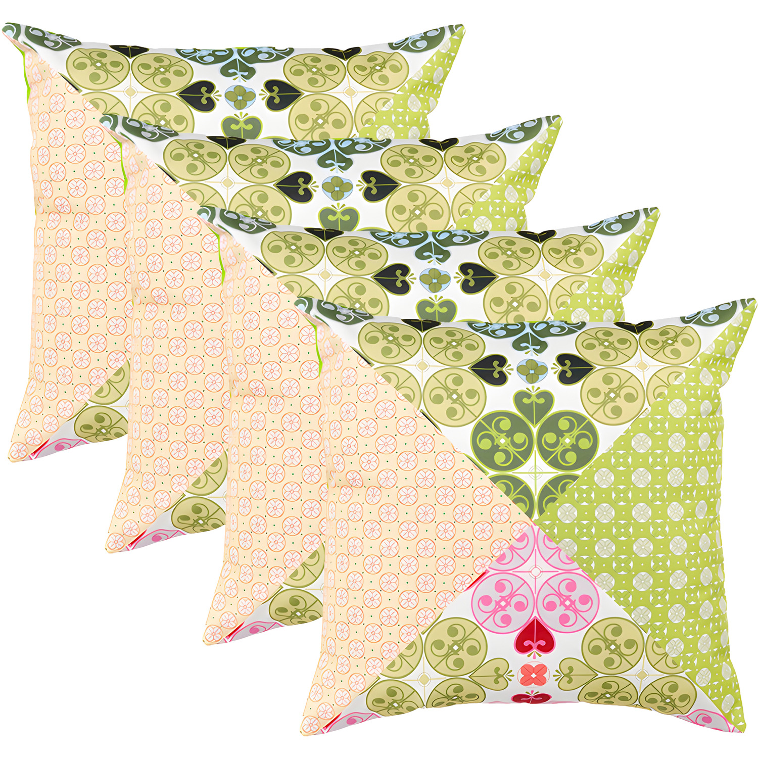 Printed Outdoor Scatter Cushion Garden Furniture Decorative Pillows - Lanza / 4