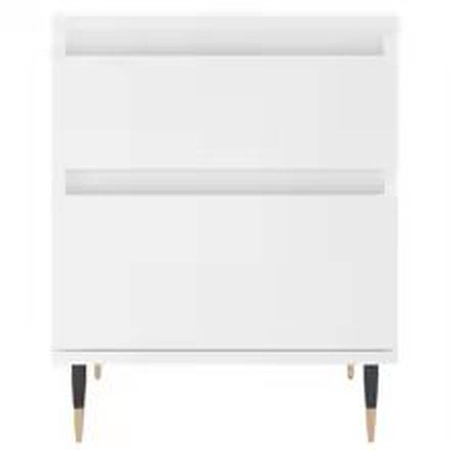 Stylish Bedside Cabinet With Storage Drawer And Door - White