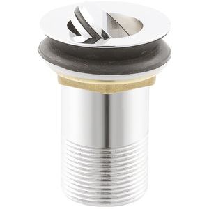 Round Unslotted Flip Top Basin Waste Chrome