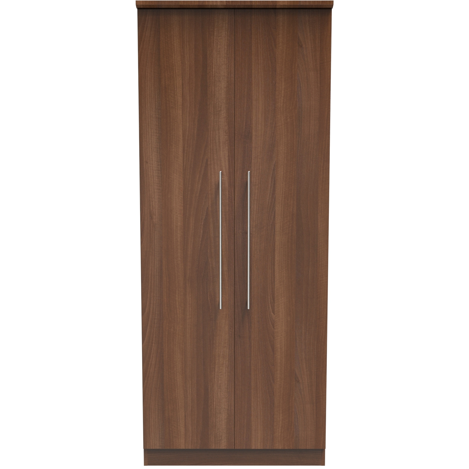 Sherwood Ready Assembled 2 Door Wardrobe - Noche Walnut