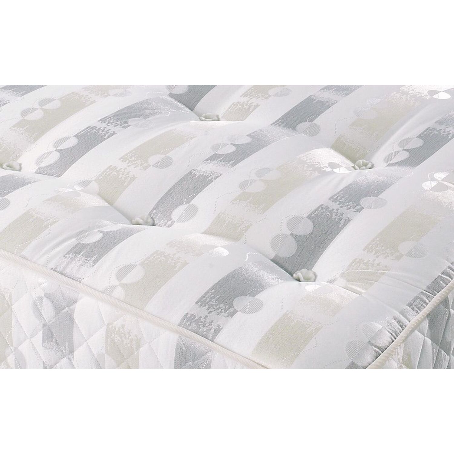 Romantica Adagio Extra Firm Mattress - White King Steel Polyester