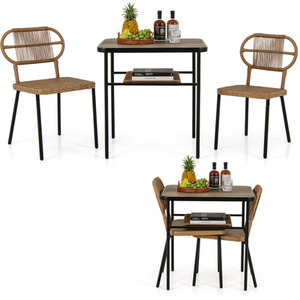 3 Piece Stackable Chairs and Dining Table