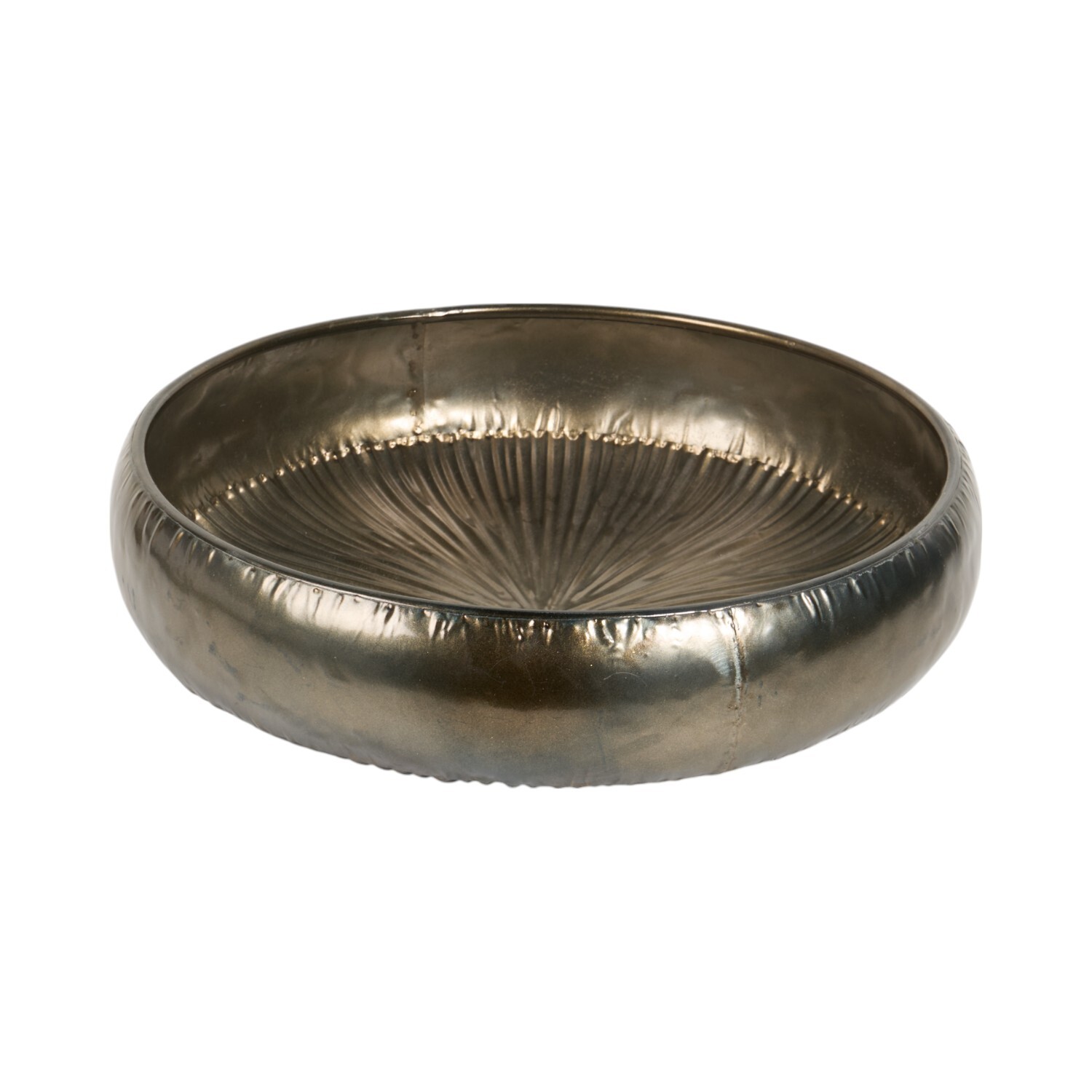 Celeste Large Display Bowl - Dark Brass
