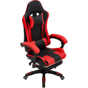High Back Gaming Chair with Footrest