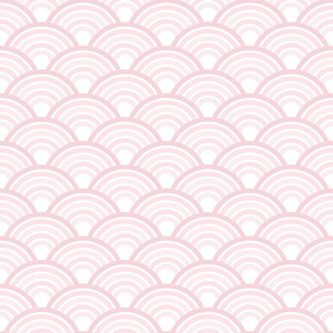 Rainbow Magic Wallpaper in Pink and White