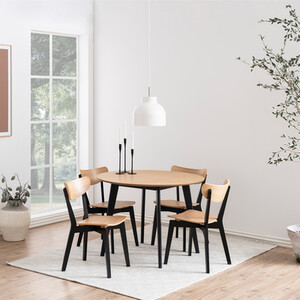 Roxby Dual Shade Dining Table and Chair Set