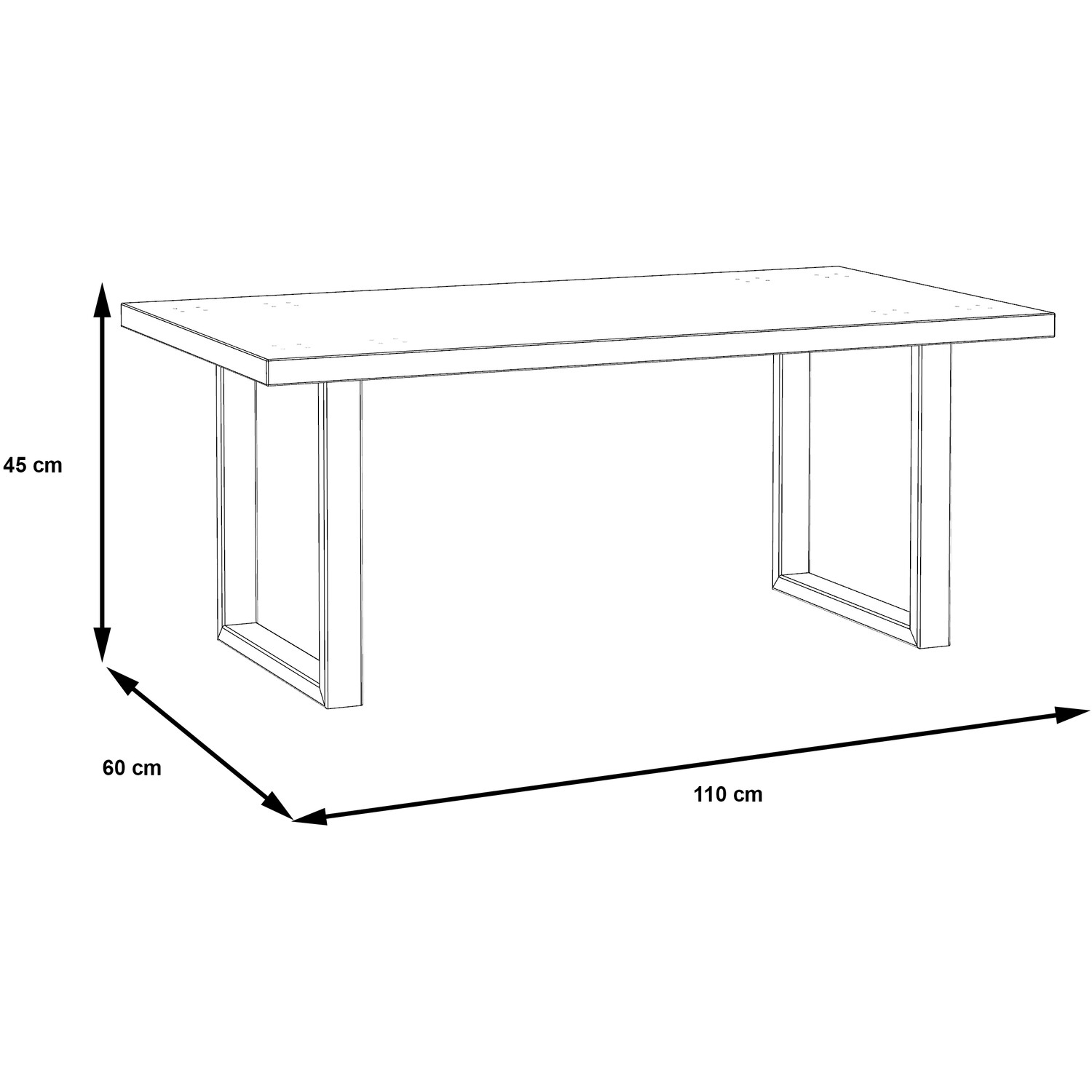 Atlantic Coffee Table - Artisan Oak