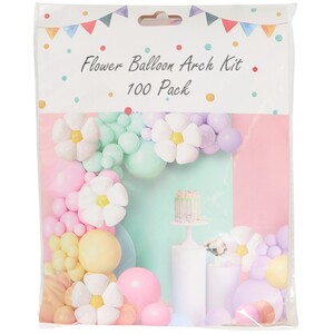 Pack of 100 Flower Balloon Arch Kit
