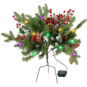 Lifeideas Pre-Lit Artificial Christmas Tree 58.5*52.5cm