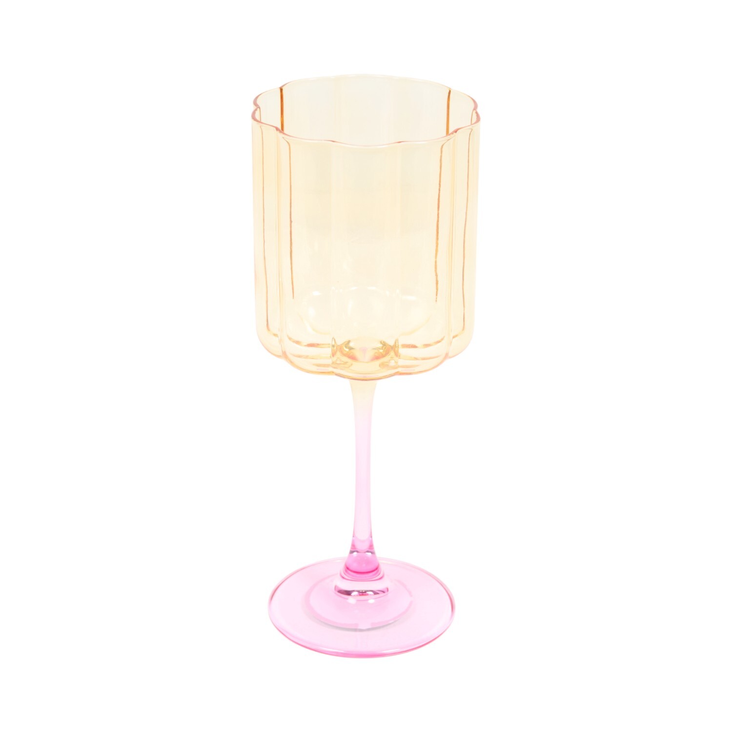 Image of Flower Shape Wine Glass