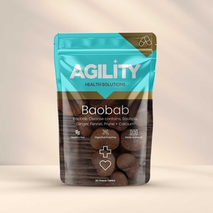 Baobab Cleanse Tablets. Healthy Gut and Digestion Supplement
