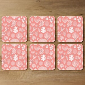 Corals and algae Designer Coaster Set