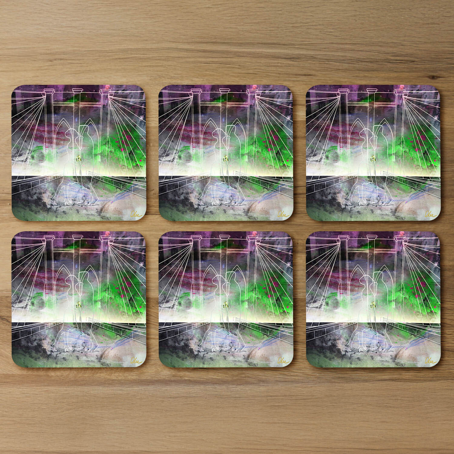Image of Marry Me Coaster - Black