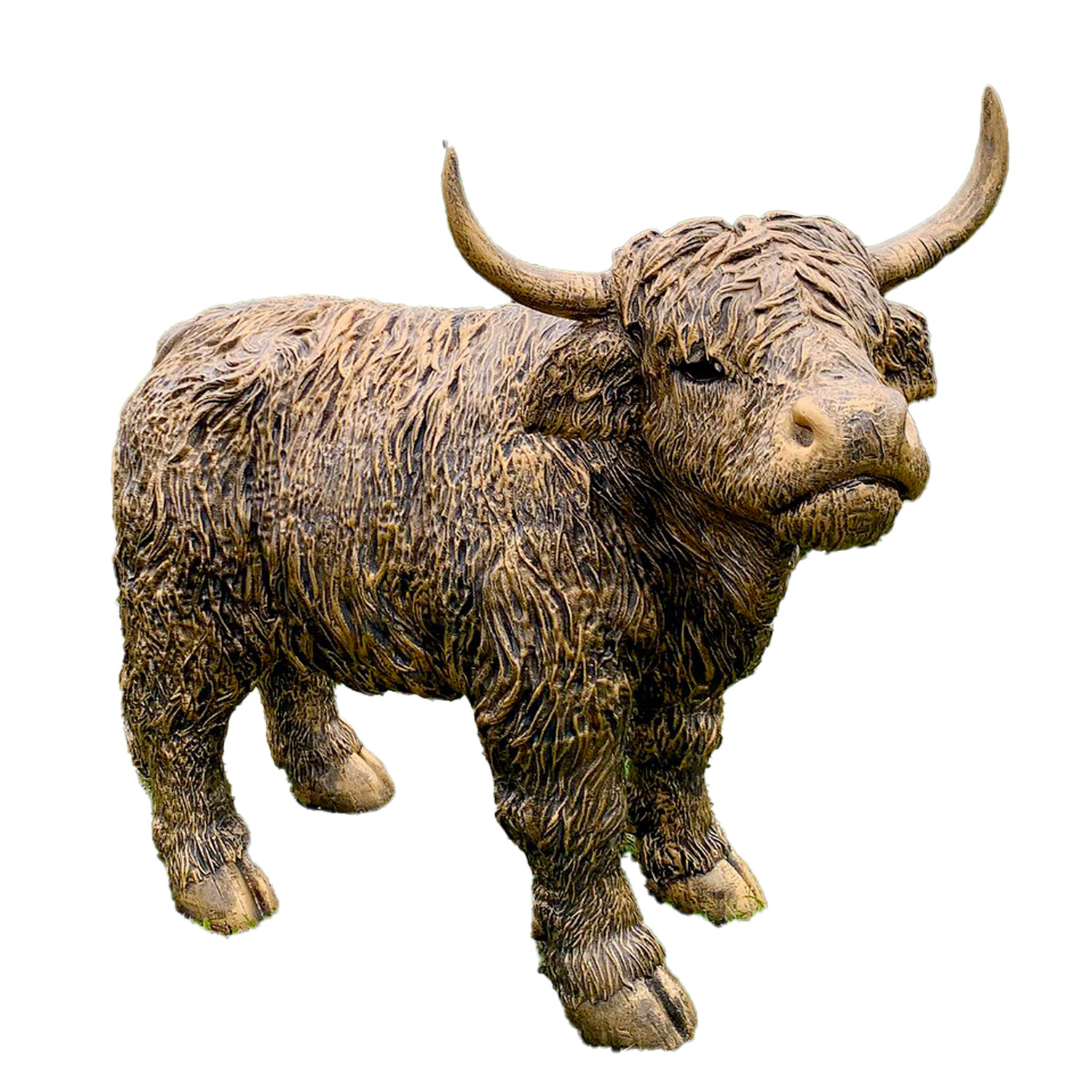 Highland Cow Ornament - Brown