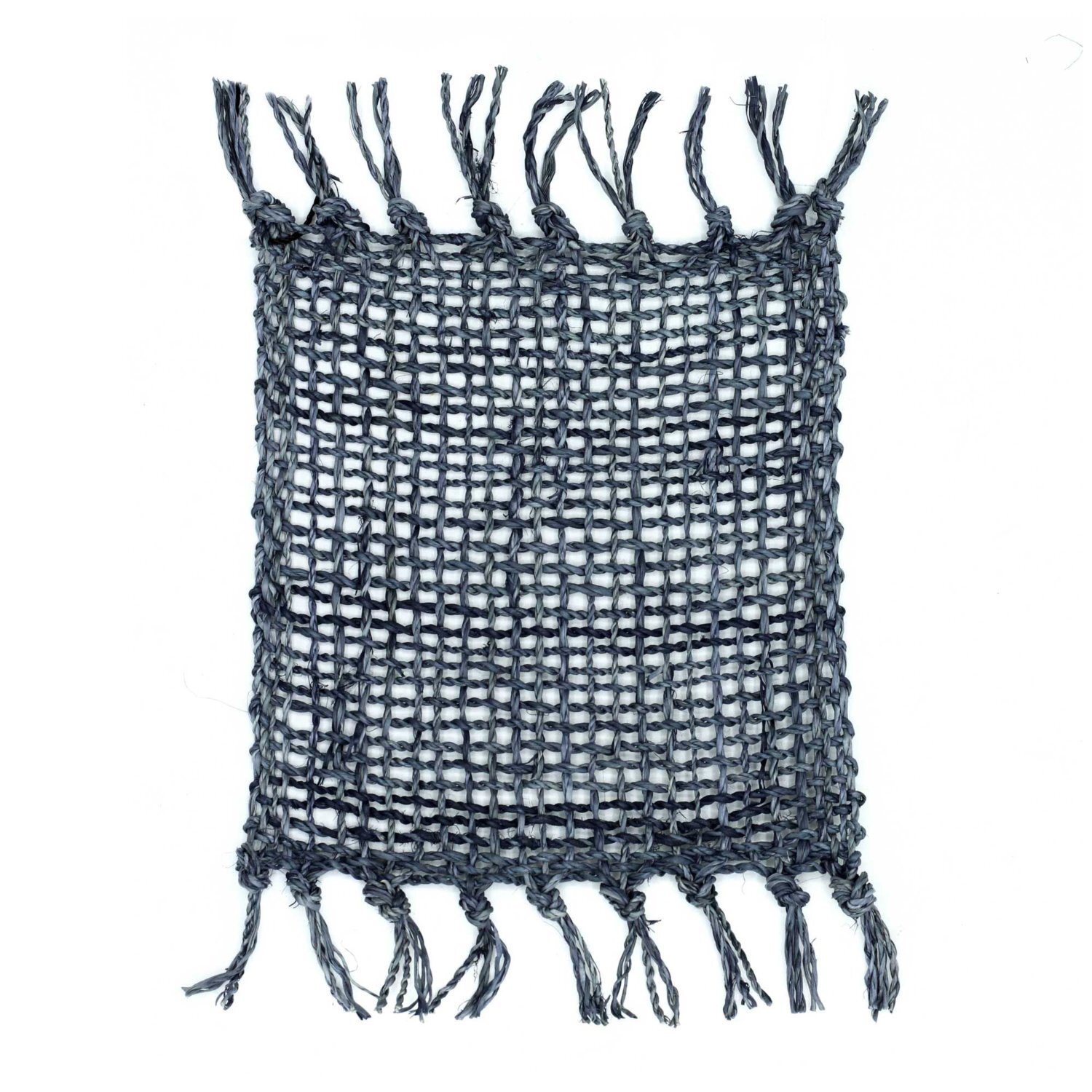 Image of Natural Seagrass Fringe Coasters Eco Friendly&hellip;
