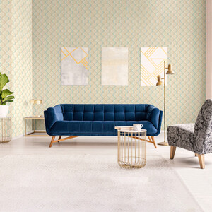 Sahara Nights Diamond Trellis Wallpaper