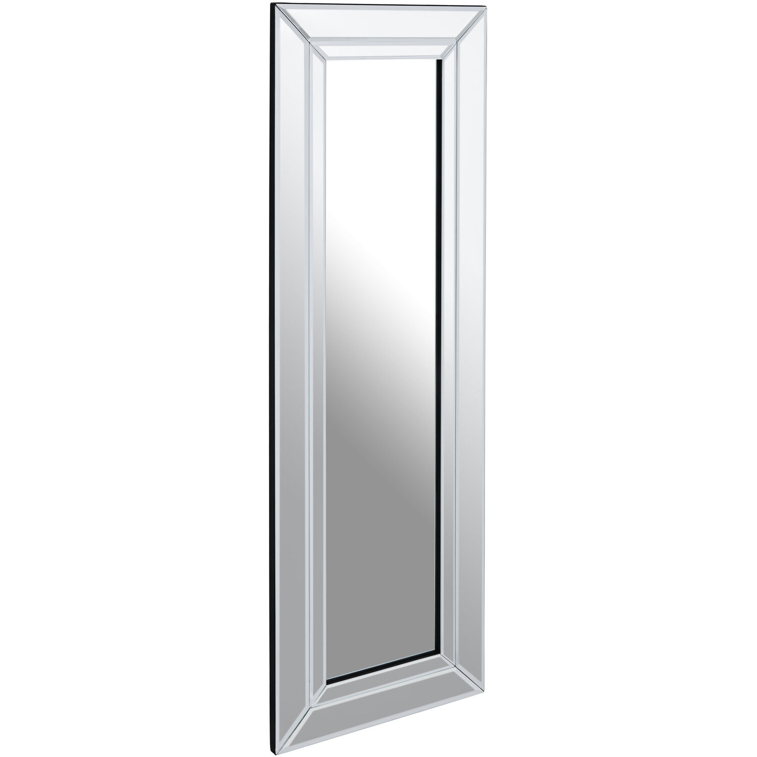 Interiors By Premier Yula Rectangular Wall Mirror With Silver Finish Frame - Clear