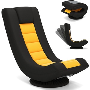 Floor Gaming Chair with Adjustable Backrest