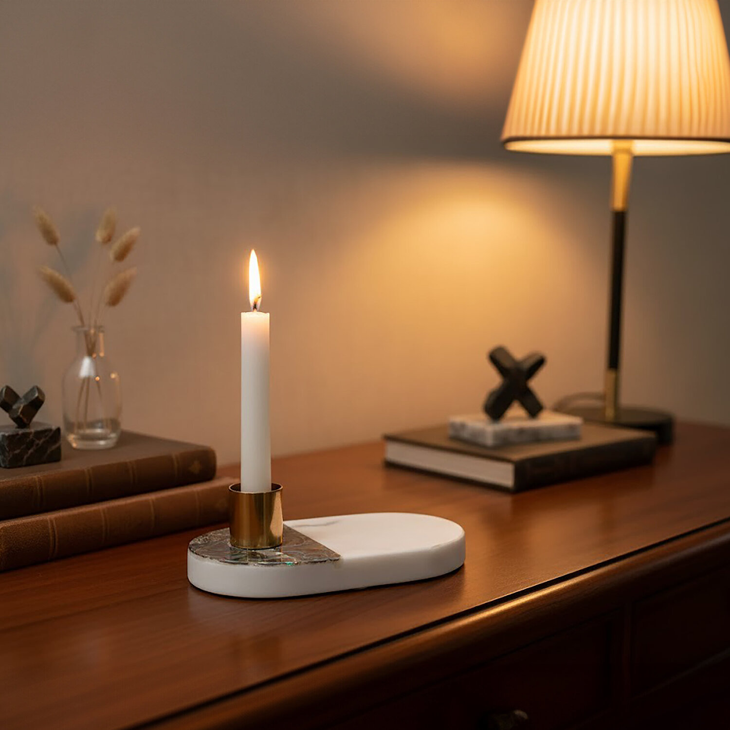 Marella Candle Holder - Gold