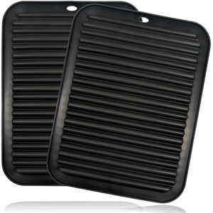Large Silicone Hot Pans Dishes Oven Heat Resistant Trivets for Kitchen Worktop (Pack of 2)