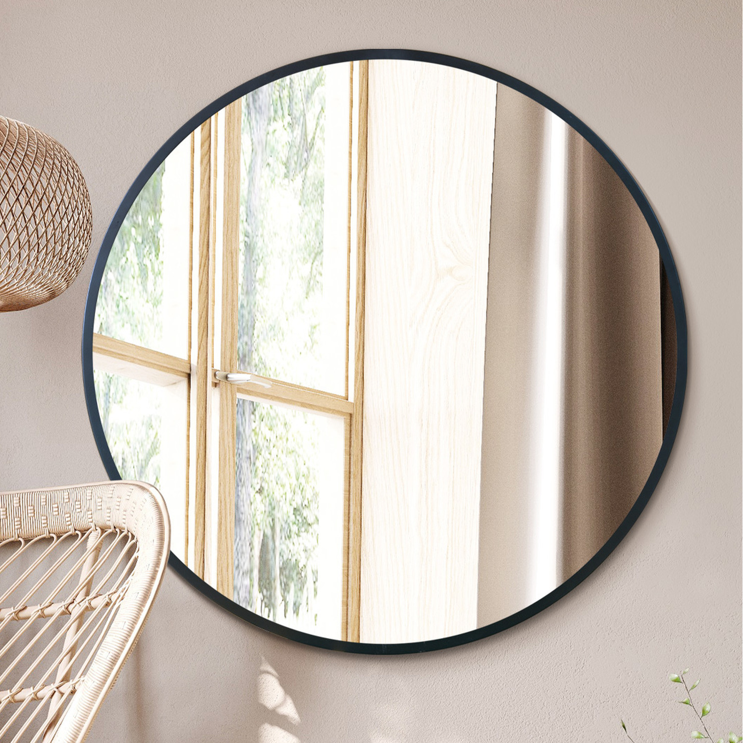 Image of Fenestra - Black Edged Circular Modern&hellip;