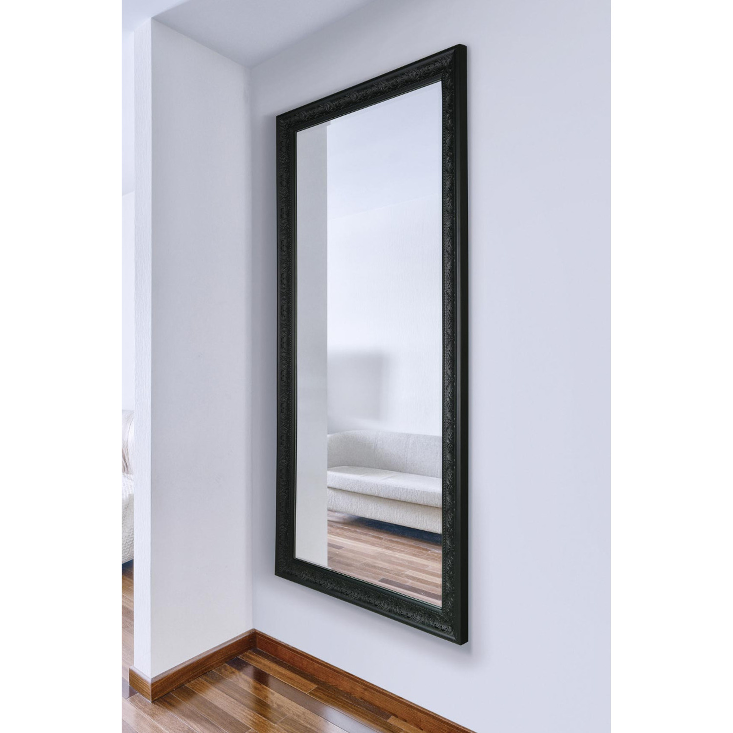 Image of Winterburn Black Full Length Dress Mirror&hellip;