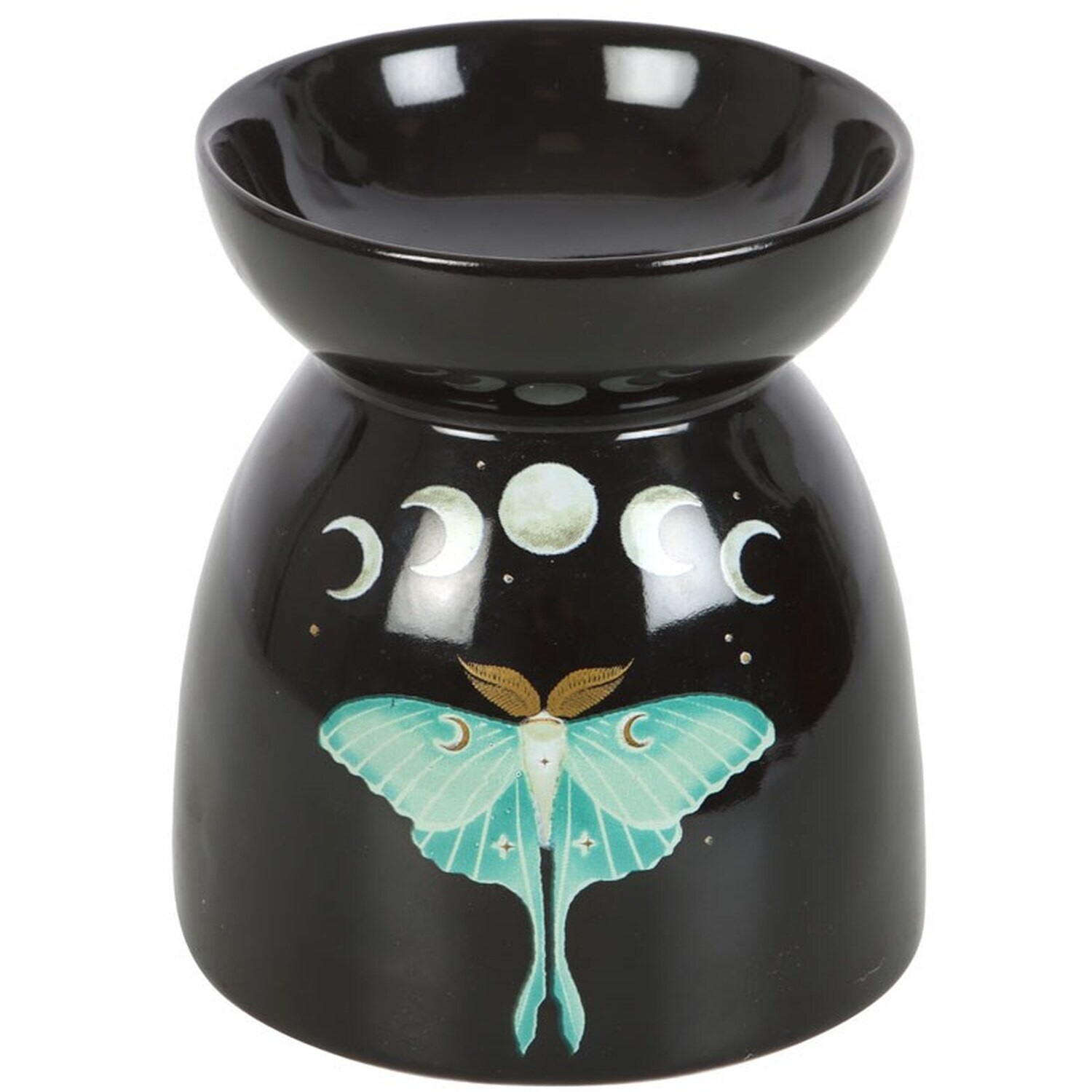 Mystical Moth Oil Burner - Black