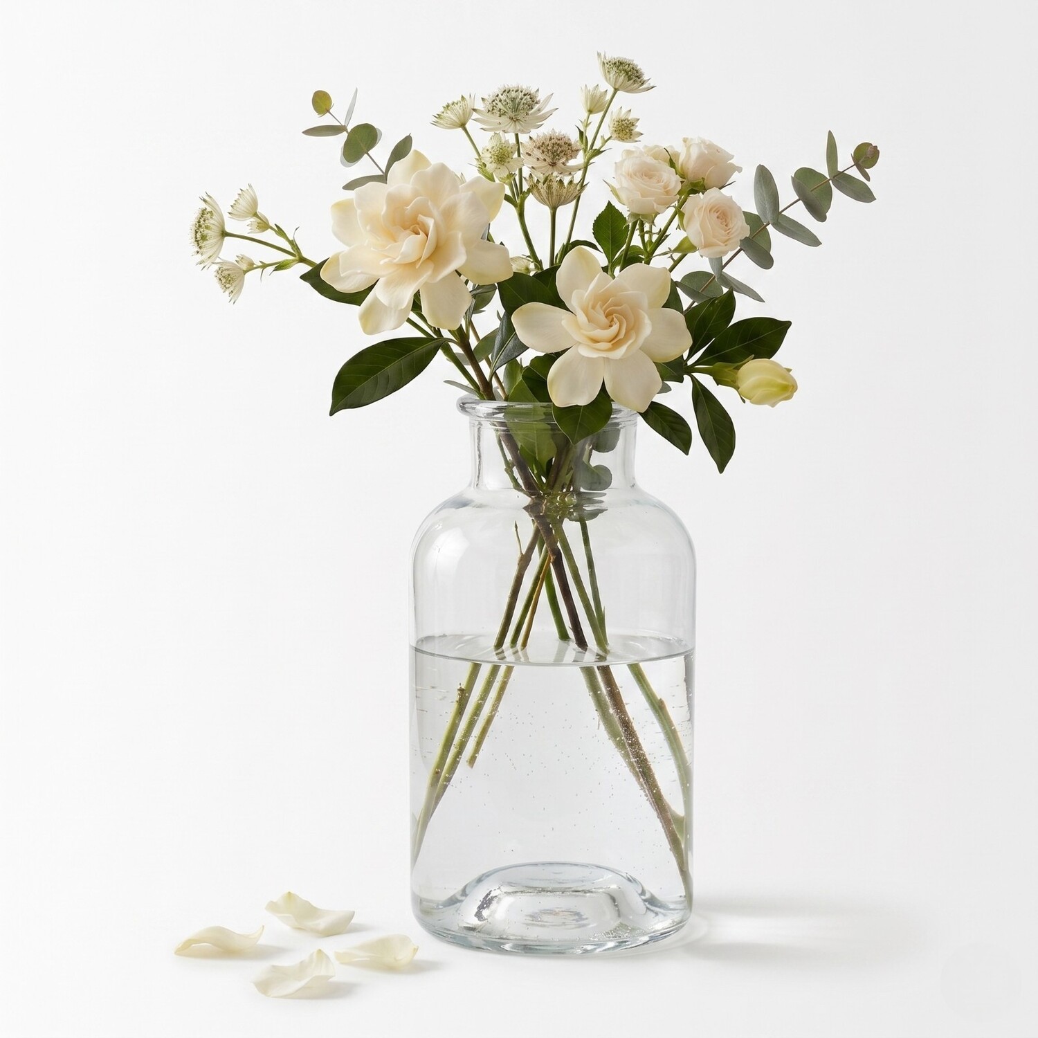 Kingsbury Gifts Glass Apothecary Bottle Vase - Clear