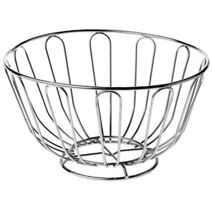 Avalon Chrome Round Fruit Basket