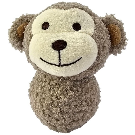 HugglePets Tiny Tails Ball Belly Monkey Max Puppy Toy