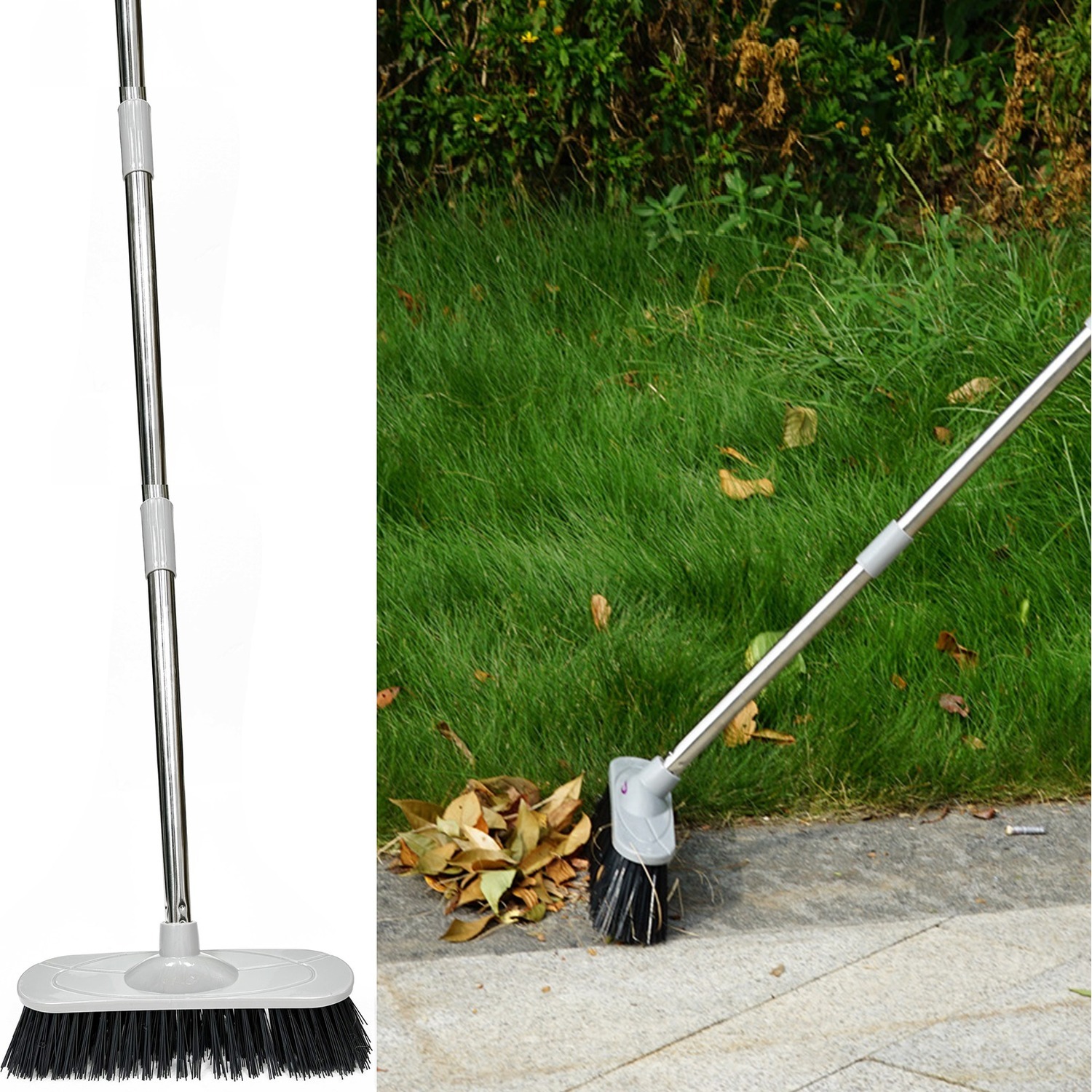 Image of Stainless Steel Broom with Handle Outdoor&hellip;